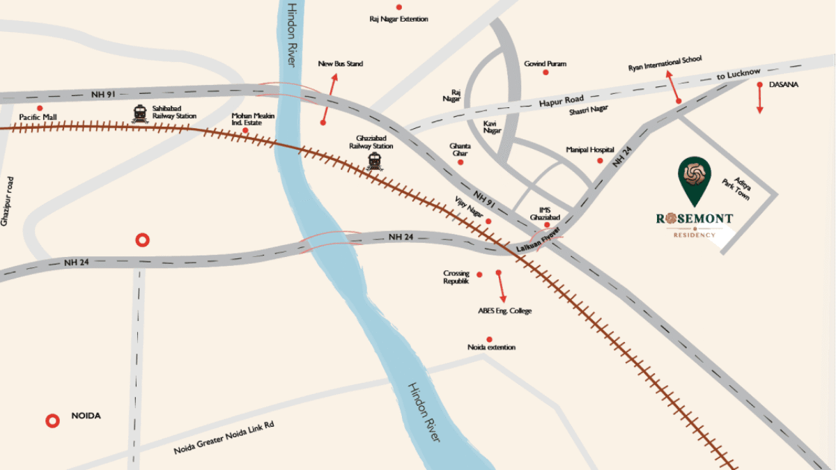 Rosemont Residency Location