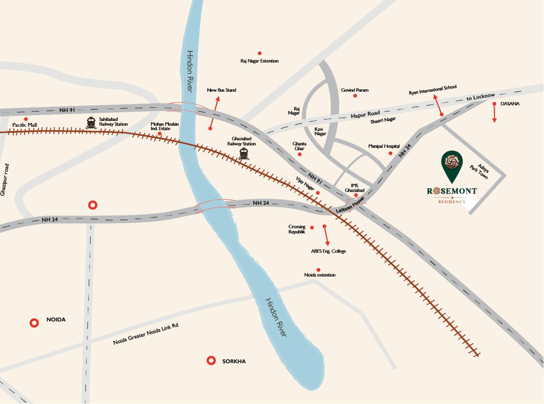 location Rosemont Residency Location